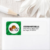 Sport Al Star Birthday Baby shower Party Etiket (Insitu)