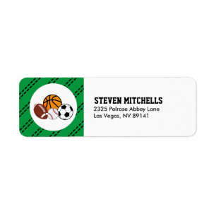 Sport Al Star Birthday Baby shower Party Etiket