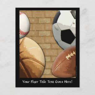 Sport All-Star, Basketbal/Voetbal/Amerikaans Voetb Flyer