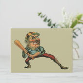  sport, Angry Baseball Player Batter (Staand voorkant)