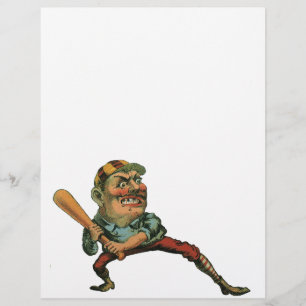  sport, Angry Baseball Player Batter Flyer