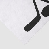 Sport Athlete Hockey Sticks Tissuepapier (Detail)