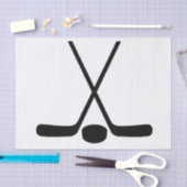 Sport Athlete Hockey Sticks Tissuepapier (Craft)