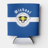 Sport Athletic Paddle Specialized Pickleball Blue Blikjeskoeler (Voorkant)