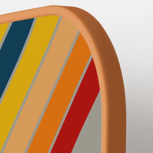 Sport Aurora Arcade Striped with Name Pickleball Paddle (Links Detail)