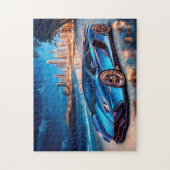 Sport auto spel puzzel (Verticaal)