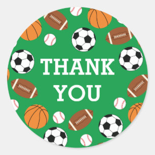 Sport Baby shower Gecodeerd Groen Genderneutraal Ronde Sticker