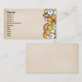 Sport/ballen Visitekaartje (Voorkant / Achterkant)