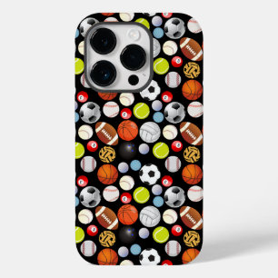 Sport Balls Pattern Case-Mate iPhone 14 Pro Hoesje