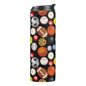 Sport Balls Pattern Thermosbeker (Gedraaid links)