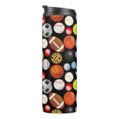 Sport Balls Pattern Thermosbeker (Geroteerd rechts)