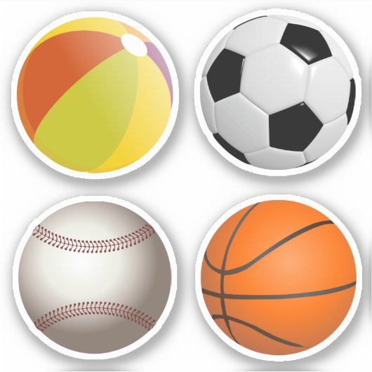 Sport Balls Sticker (Voorkant)