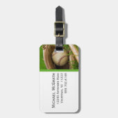Sport - Baseball-Bagagelabels Bagagelabel (Voorkant verticaal)