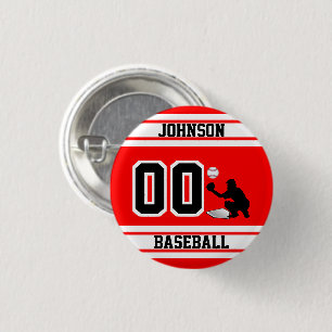 Sport Baseball - Catcher - Creëer Uw eigen Ronde Button 3,2 Cm