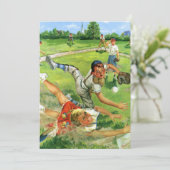  sport Baseball, kinderploegen spelen (Staand voorkant)