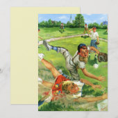  sport Baseball, kinderploegen spelen (Voorkant / Achterkant)