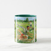  sport Baseball, kinderploegen spelen Mok (Midden)