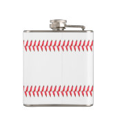 Sport Baseball Met de titel Aangepaste maatkolf Heupfles (Achterkant)