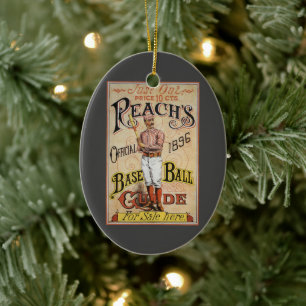 sport Baseball, Reach's Guide Hoesje Art C Keramisch Ornament