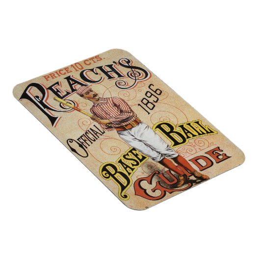  sport Baseball, Reach's Guide Hoesje Art Magneet (Rechterzijde)