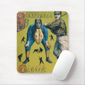  sport Baseball-spelers op het Homespel Muismat (Met muis)