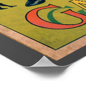 sport Baseball-spelers op het Homespel Poster (Hoek)