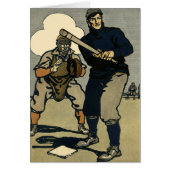 sport Baseball-spelers, stijlvolle kunst (Voorkant)