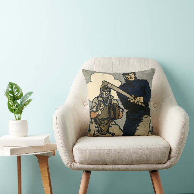  sport Baseball-spelers, stijlvolle kunst Kussen (Stoel)