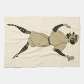  sport Baseball, Victoriaans honkbalspeler Theedoek (Horizontaal)