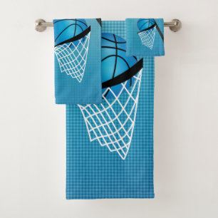 Sport 🏀 basket-ball - Bleu clair Texte do-it-yo