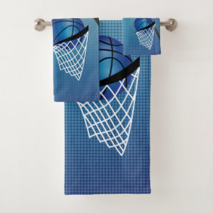 Sport 🏀 Basket-ball - Bleu Texte DO-IT-YOURSELF