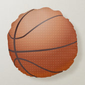 Sport Basketball Rond Kussen (Achterkant)