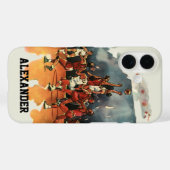 sport Basketball-spel, Basketball-spelers Case-Mate iPhone Case (Achterkant (horizontaal))