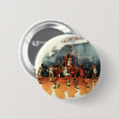sport Basketball-spel, Basketball-spelers Ronde Button 5,7 Cm (Voorkant /achterkant)