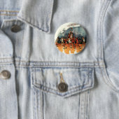 sport Basketball-spel, Basketball-spelers Ronde Button 5,7 Cm (In situ)