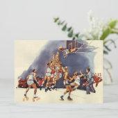  sport Basketball, spelers in een game (Staand voorkant)