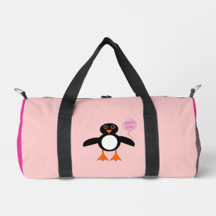 Sport Bébé rose mignon fille Pingouin Sac de couche