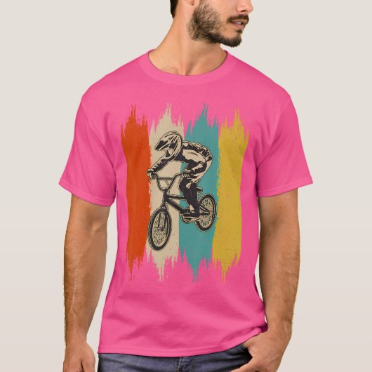 Sport BMX Racing Speler T-shirt (Voorkant)