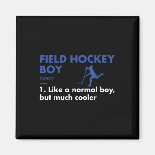 Sport Boy Definitie Veldhockey Magneet