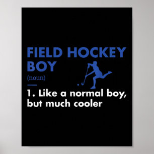 Sport Boy Definitie Veldhockey Poster