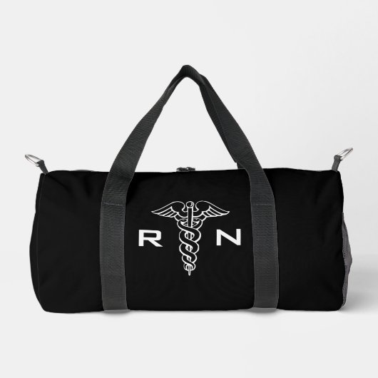Sport Caduceus symbole double sac avec initiales de nom (Recto)