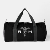 Sport Caduceus symbole double sac avec initiales de nom (Verso)