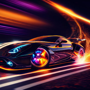 Sport Car Jigzaag Puzzle Legpuzzel