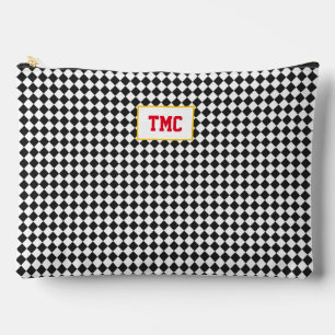 Sport Check Pattern INITIALEN Team Kleuren Reizen Etui