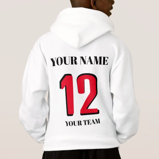 Sport customisé Nom icône ou indicateur (Dos)