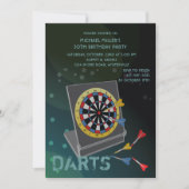 Sport Darts - Uitnodiging (Voorkant)