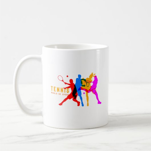 Sport de tennis | Mug classique #11 (Gauche)