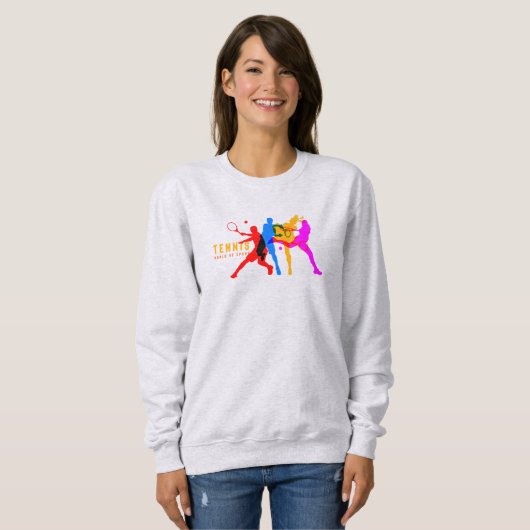 Sport de tennis | Sweatshirt des femmes (Devant entier)