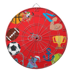 sport emoji dartbord