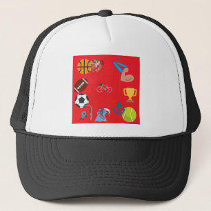 sport emoji trucker pet